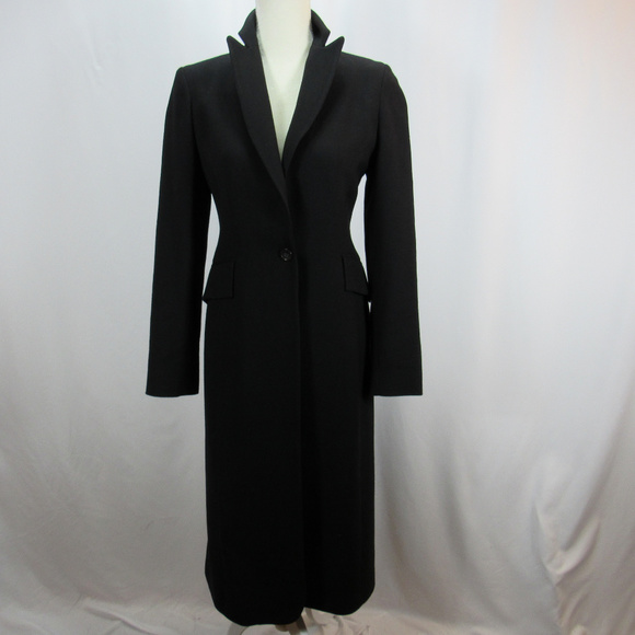 Banana Republic Jackets & Blazers - Banana Republic Wool Long One Button Coat Italy